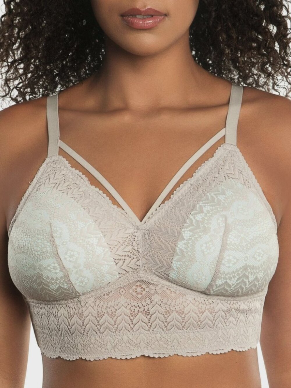 NWT Parfait Mia Lace Full Busted Lightly Padded Wire Free Bra P5951 Size 32DD